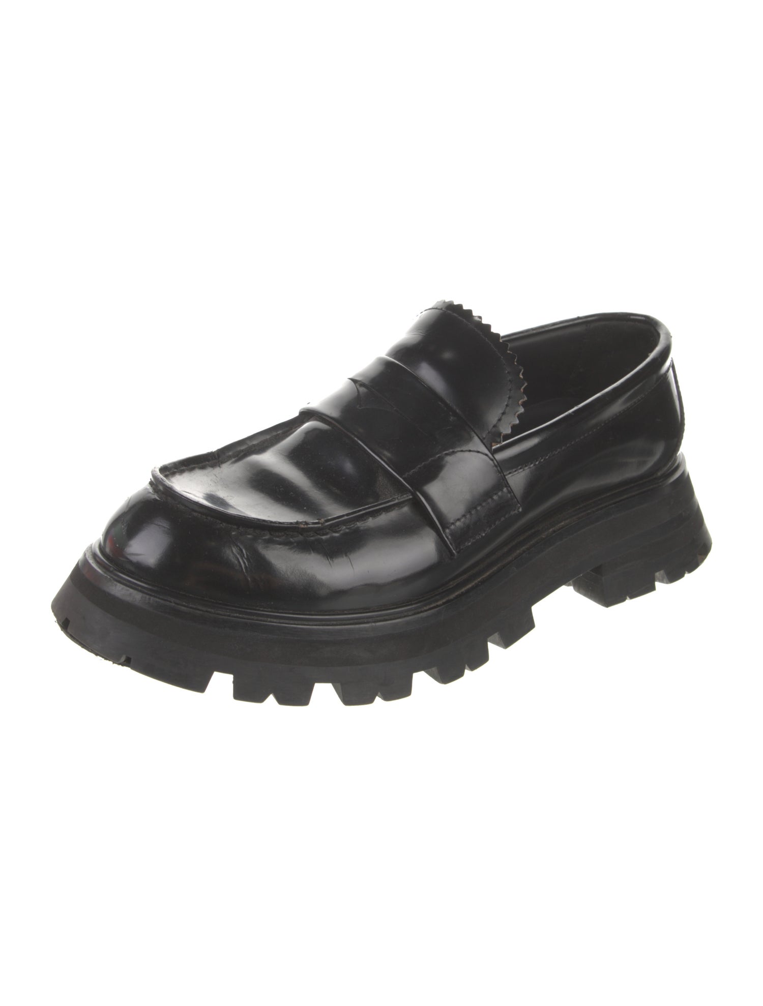 Alexander McQueen Leather Loafers