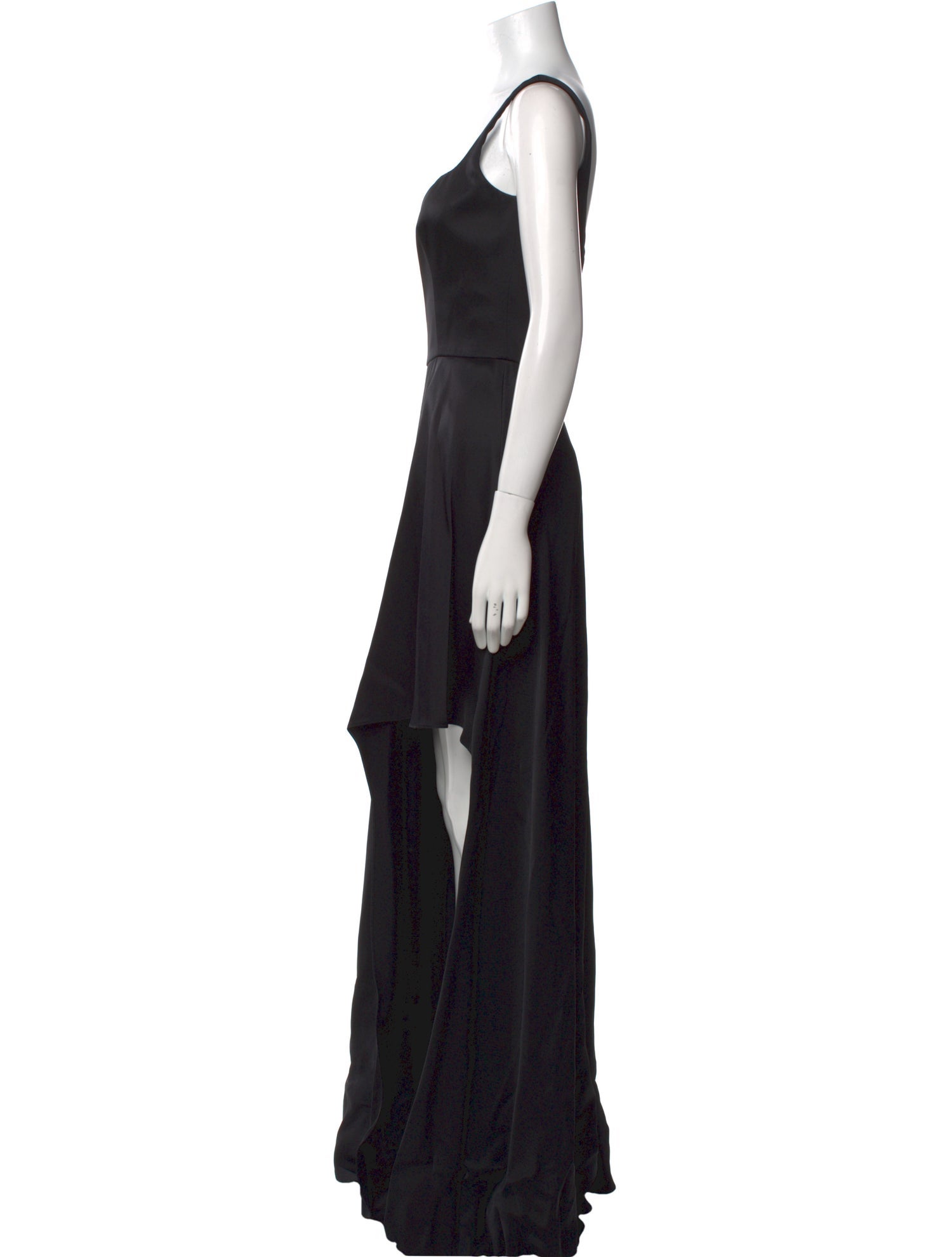 Alexander McQueen Square Neckline Long Dress