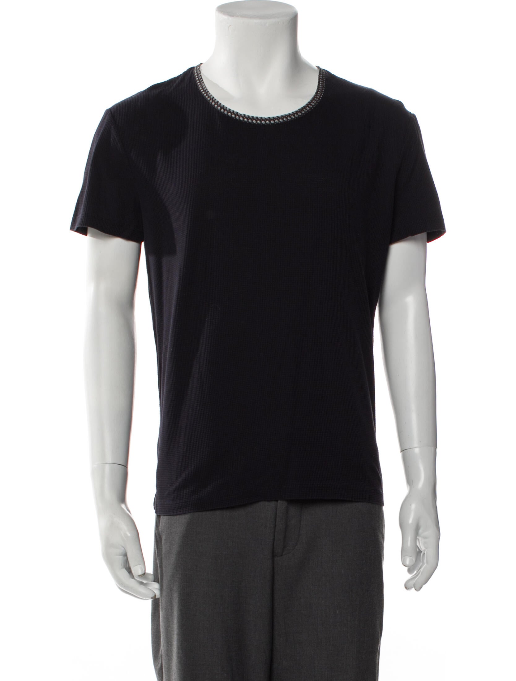 Alexander McQueen Scoop Neck Short Sleeve T-Shirt
