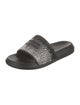 Alexander McQueen Rubber Crystal Embellishments Slides