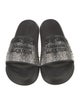 Alexander McQueen Rubber Crystal Embellishments Slides