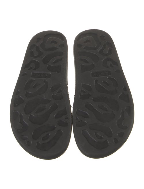 Alexander McQueen Rubber Crystal Embellishments Slides
