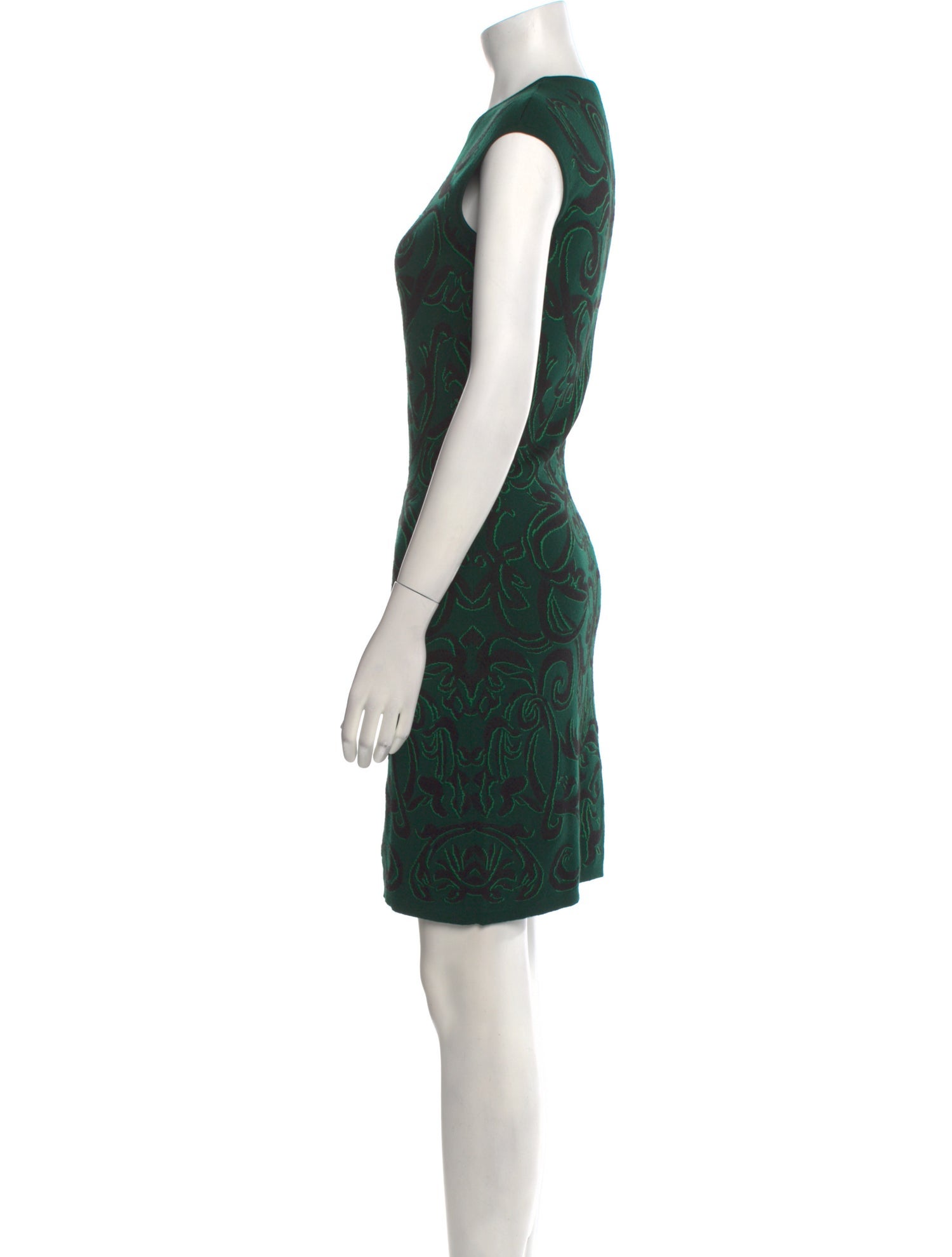 Alexander McQueen Wool Mini Dress