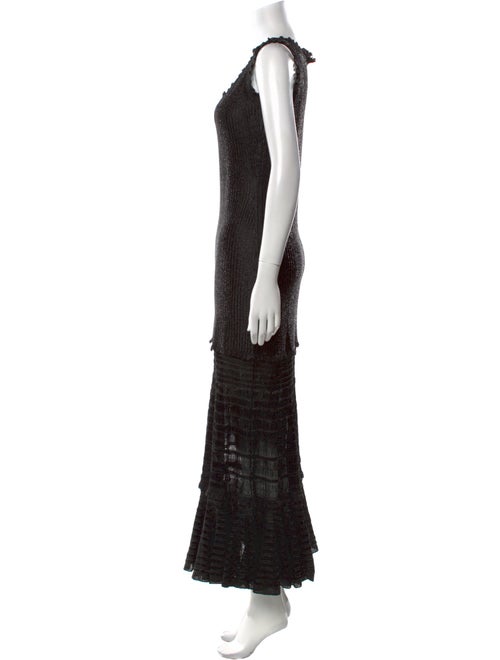 Alexander McQueen Silk Long Dress