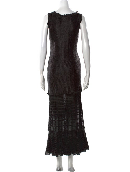 Alexander McQueen Silk Long Dress