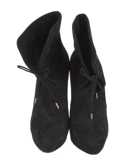 Alexander McQueen Suede Lace-Up Boots