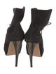 Alexander McQueen Suede Lace-Up Boots
