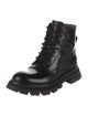Alexander McQueen Leather Combat Boots