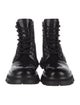 Alexander McQueen Leather Combat Boots