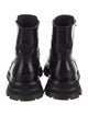 Alexander McQueen Leather Combat Boots