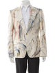 Alexander McQueen Wool Printed Blazer