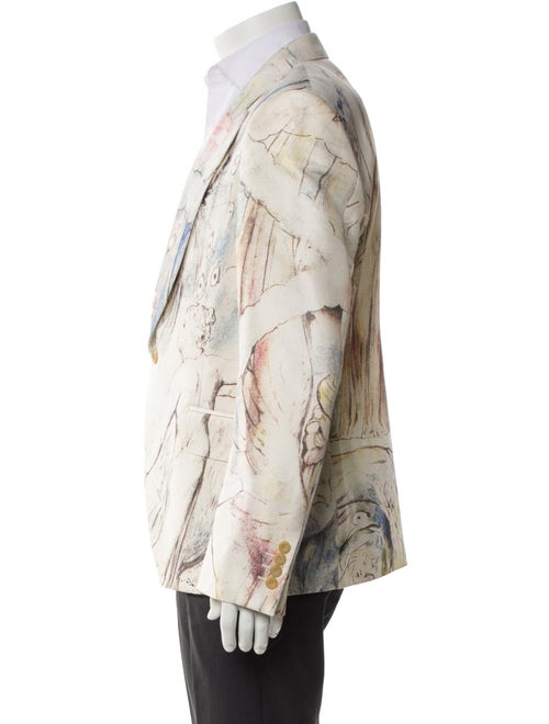 Alexander McQueen Wool Printed Blazer