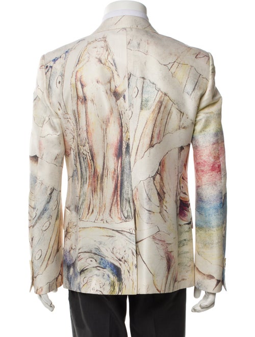 Alexander McQueen Wool Printed Blazer