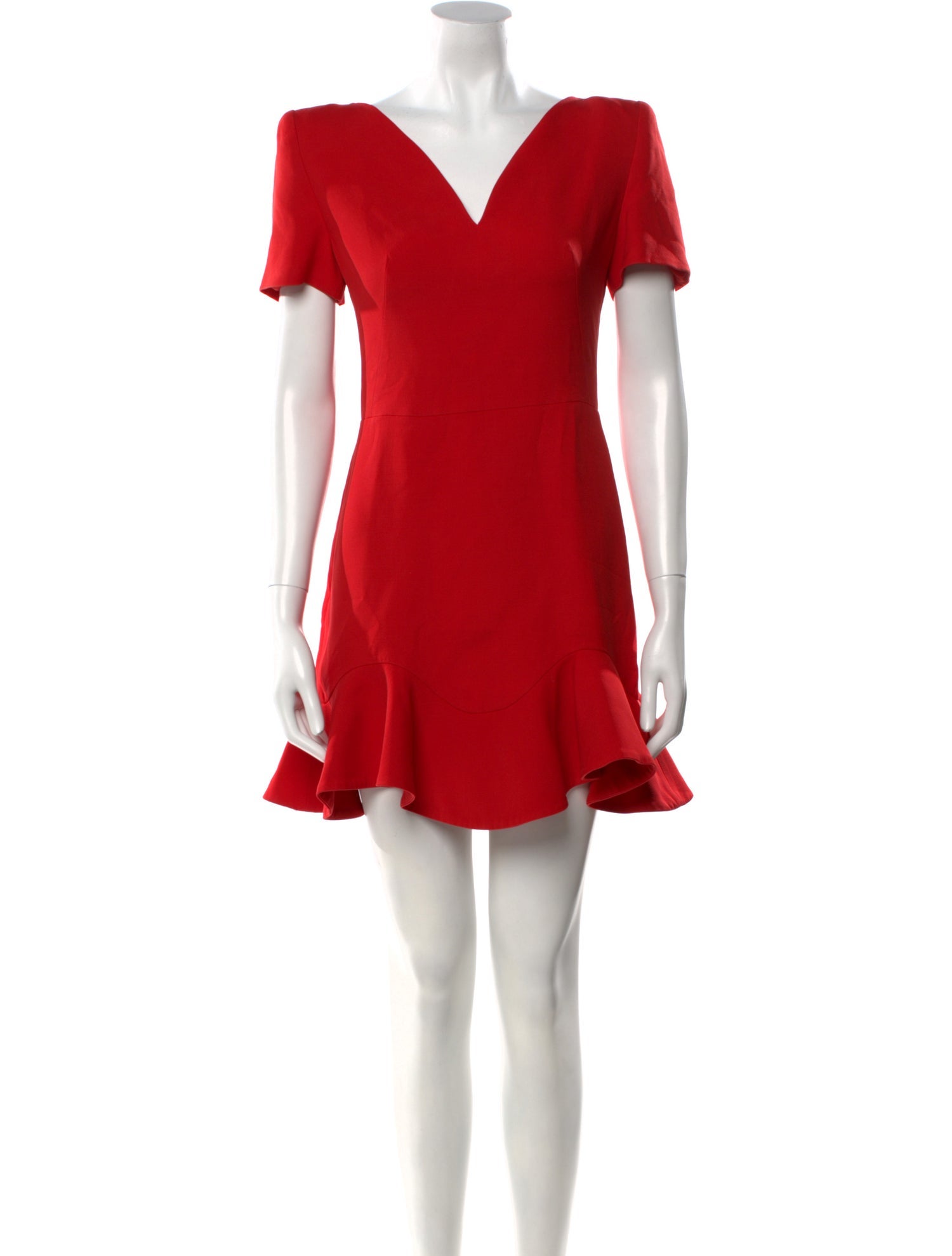 Alexander McQueen V-Neck Mini Dress