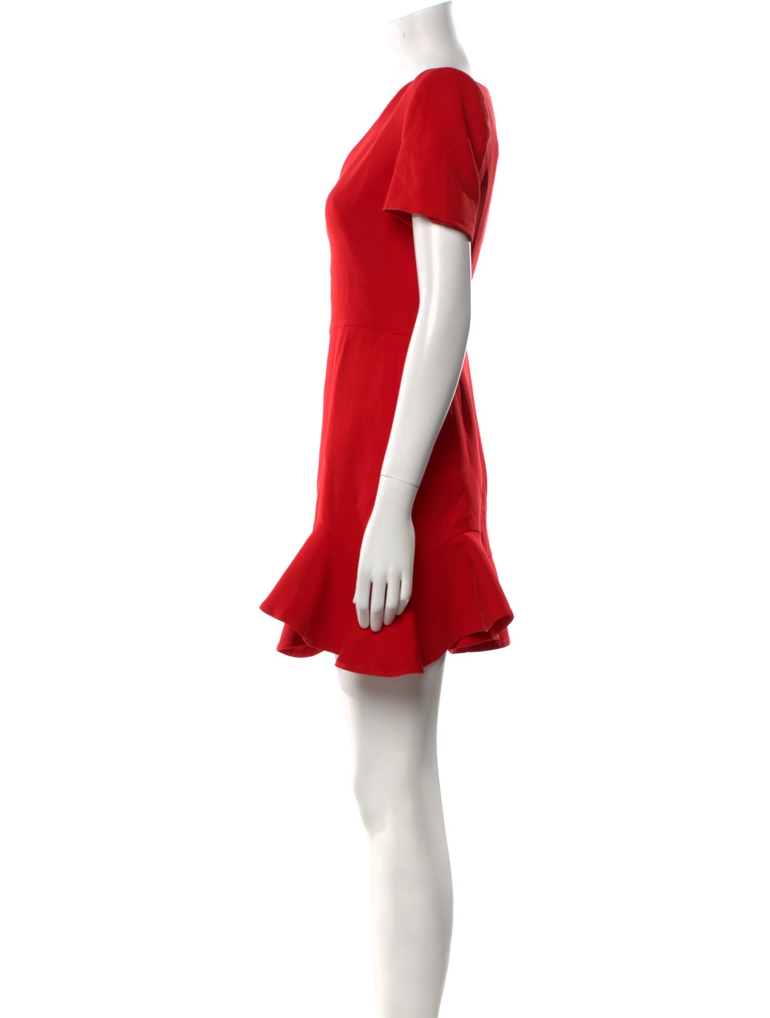 Alexander McQueen V-Neck Mini Dress