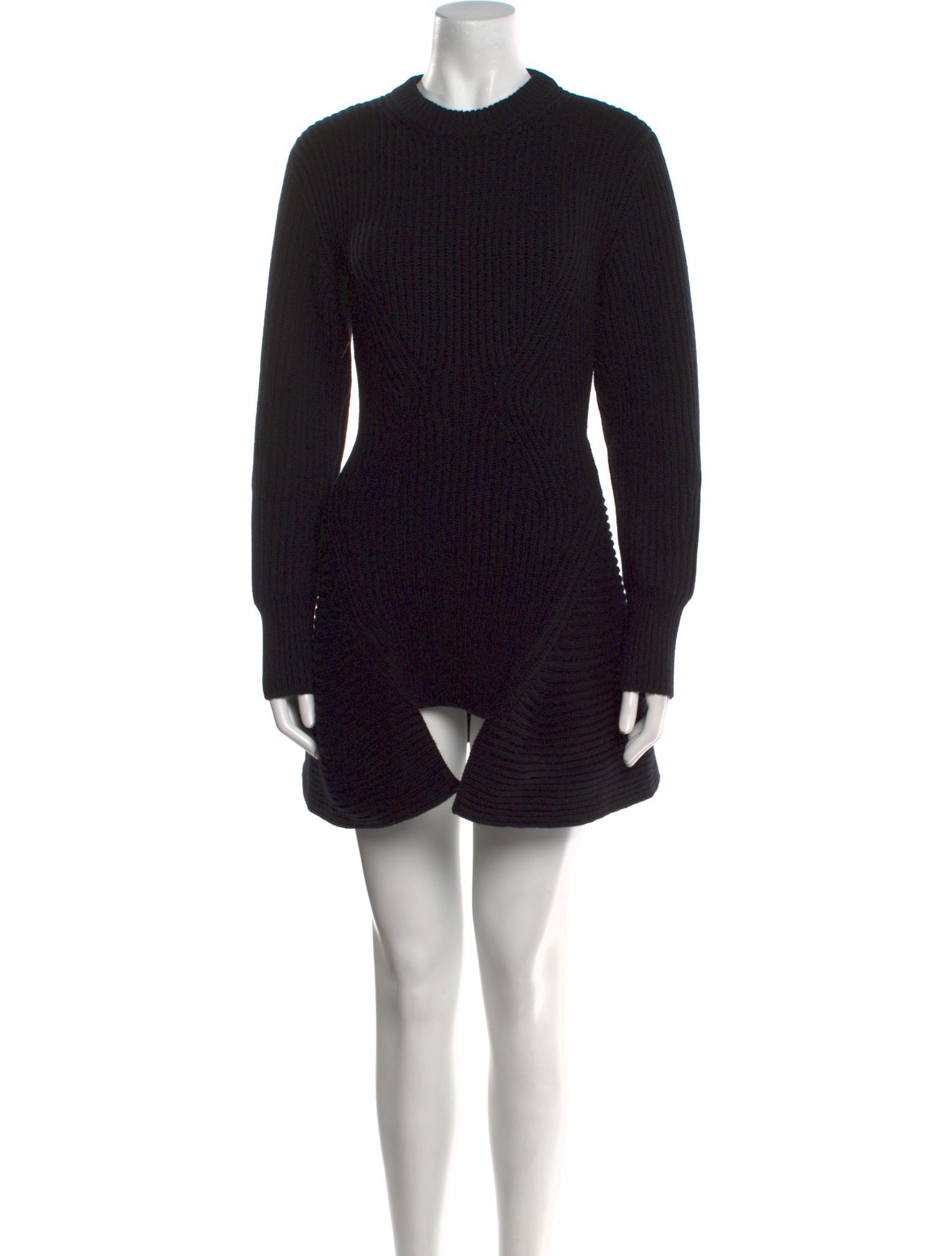 【送料&関税込】Alexander McQueen Ribbed Dress McQ Alexander McQueen Women's Rib Striped Dress - Red Clay