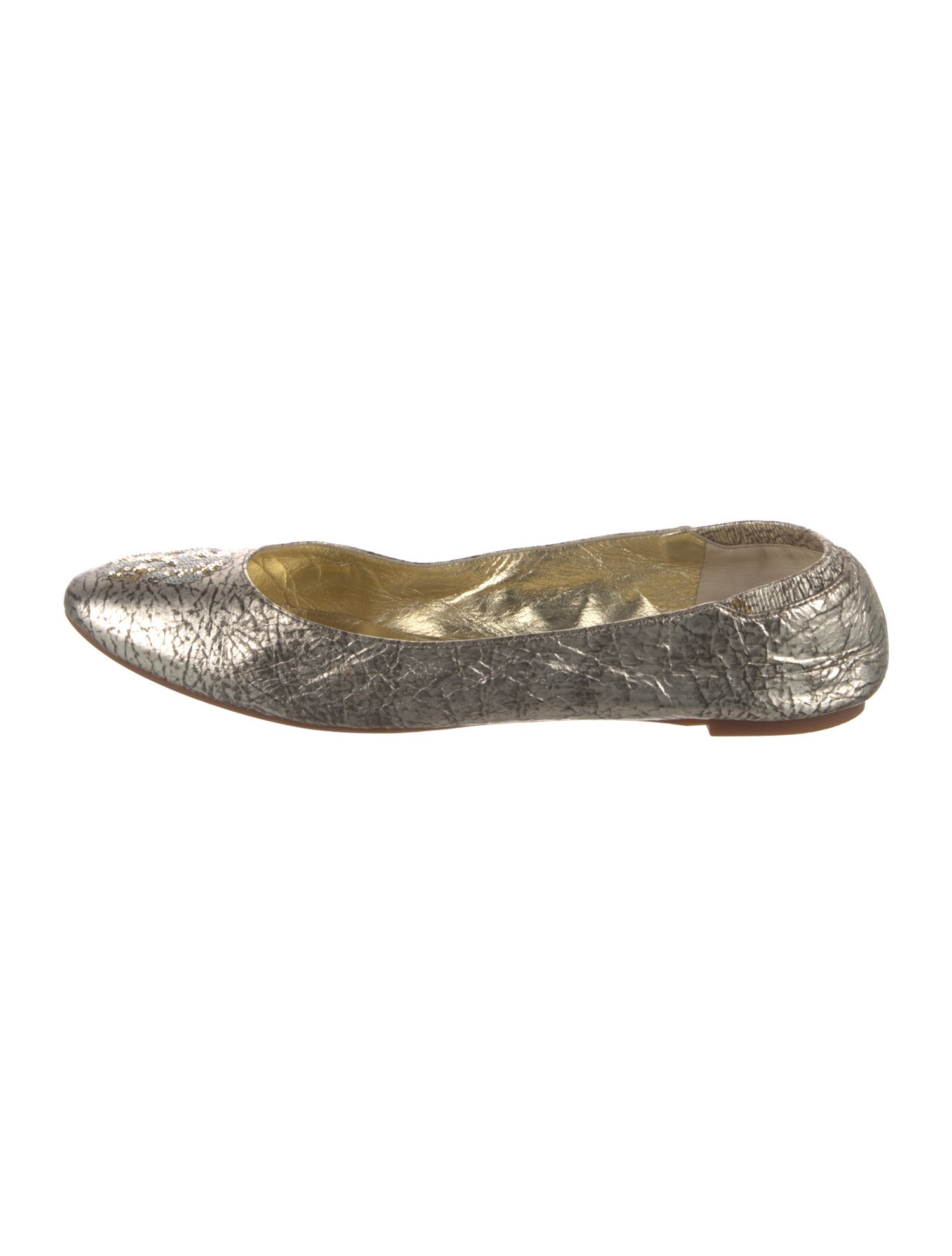 Alexander McQueen Leather Ballet Flats