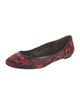 Alexander McQueen Leather Printed Ballet Flats