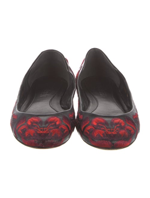 Alexander McQueen Leather Printed Ballet Flats
