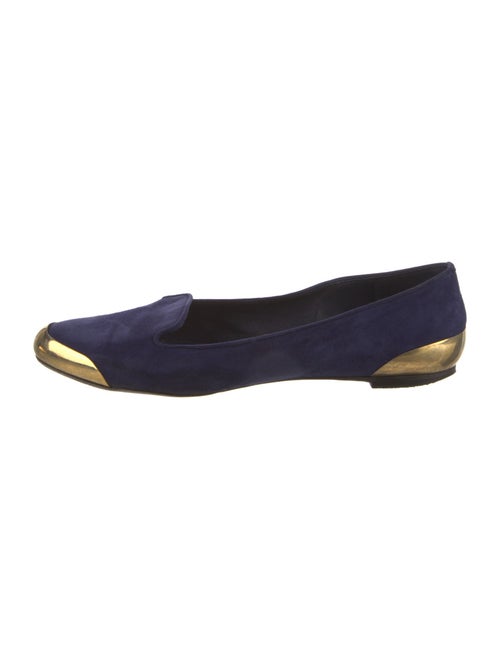 Alexander McQueen Suede Sequin Embellishments Flats