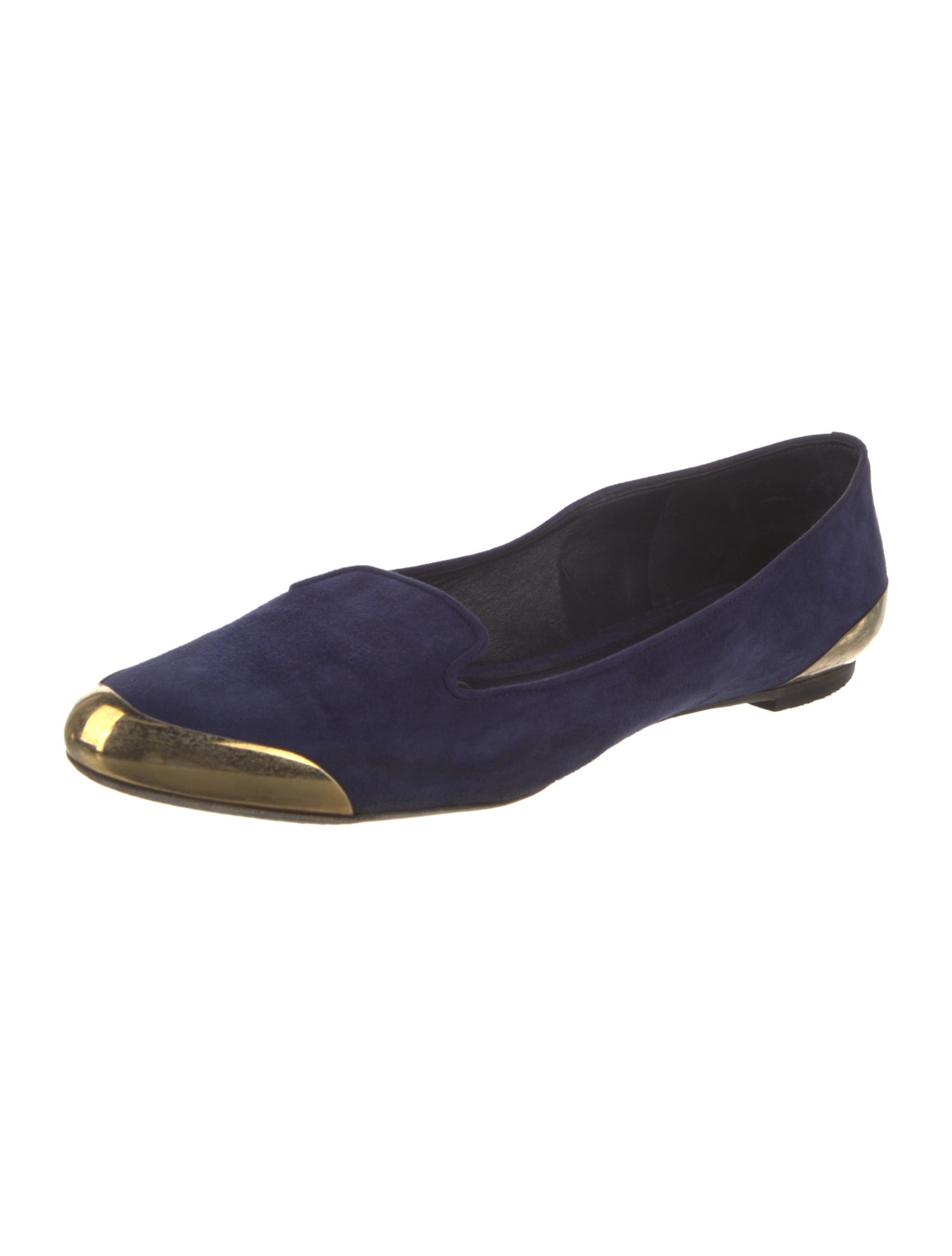 Alexander McQueen Suede Sequin Embellishments Flats