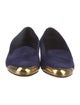 Alexander McQueen Suede Sequin Embellishments Flats