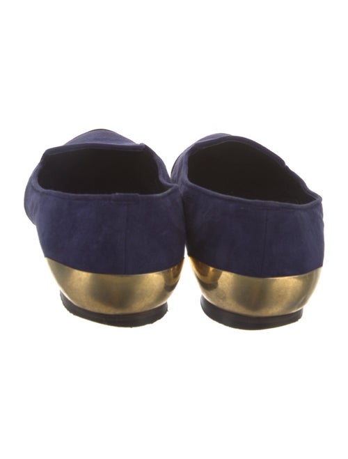 Alexander McQueen Suede Sequin Embellishments Flats