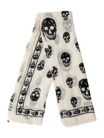 Alexander McQueen Skull Printed Scarf