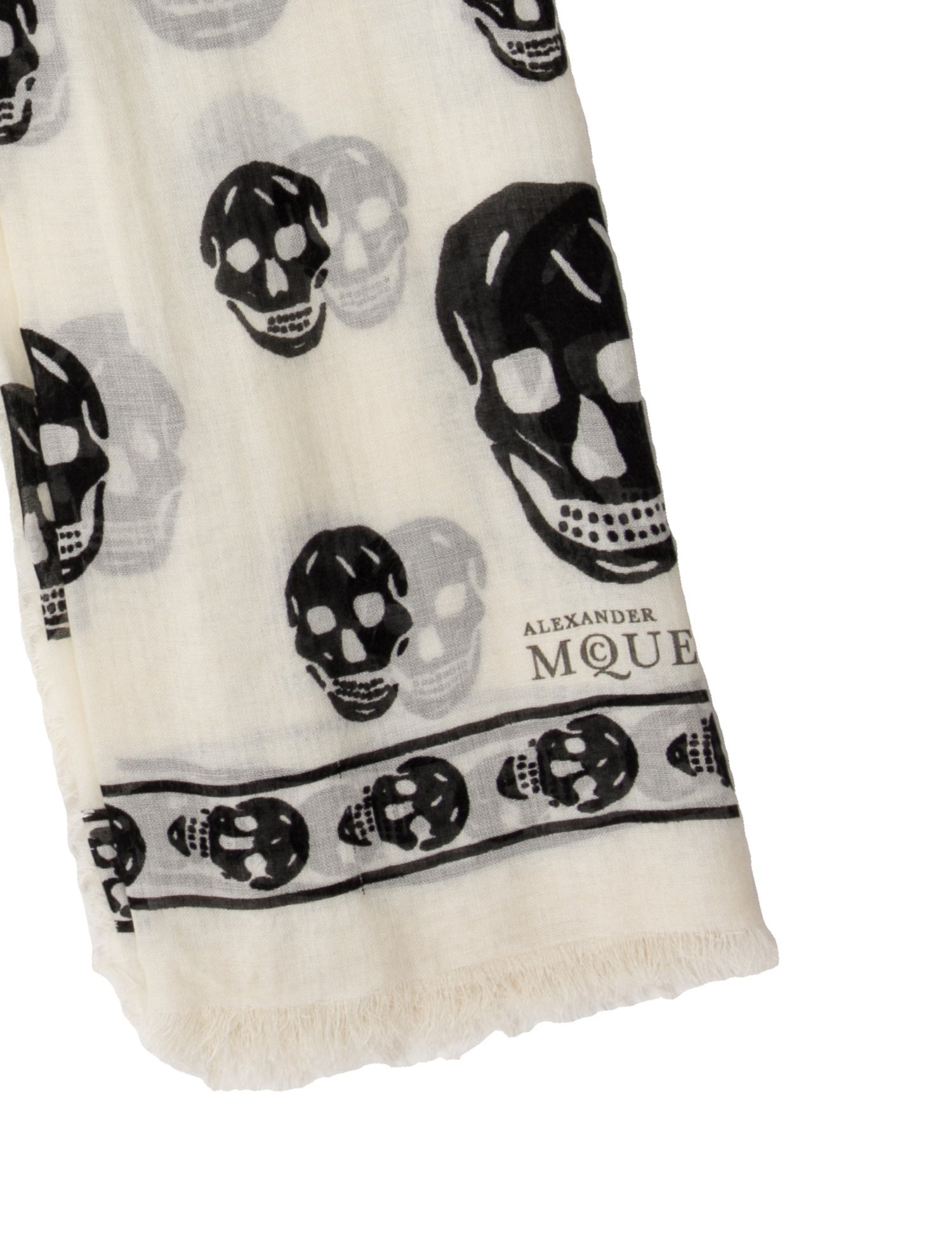 Alexander McQueen Skull Printed Scarf