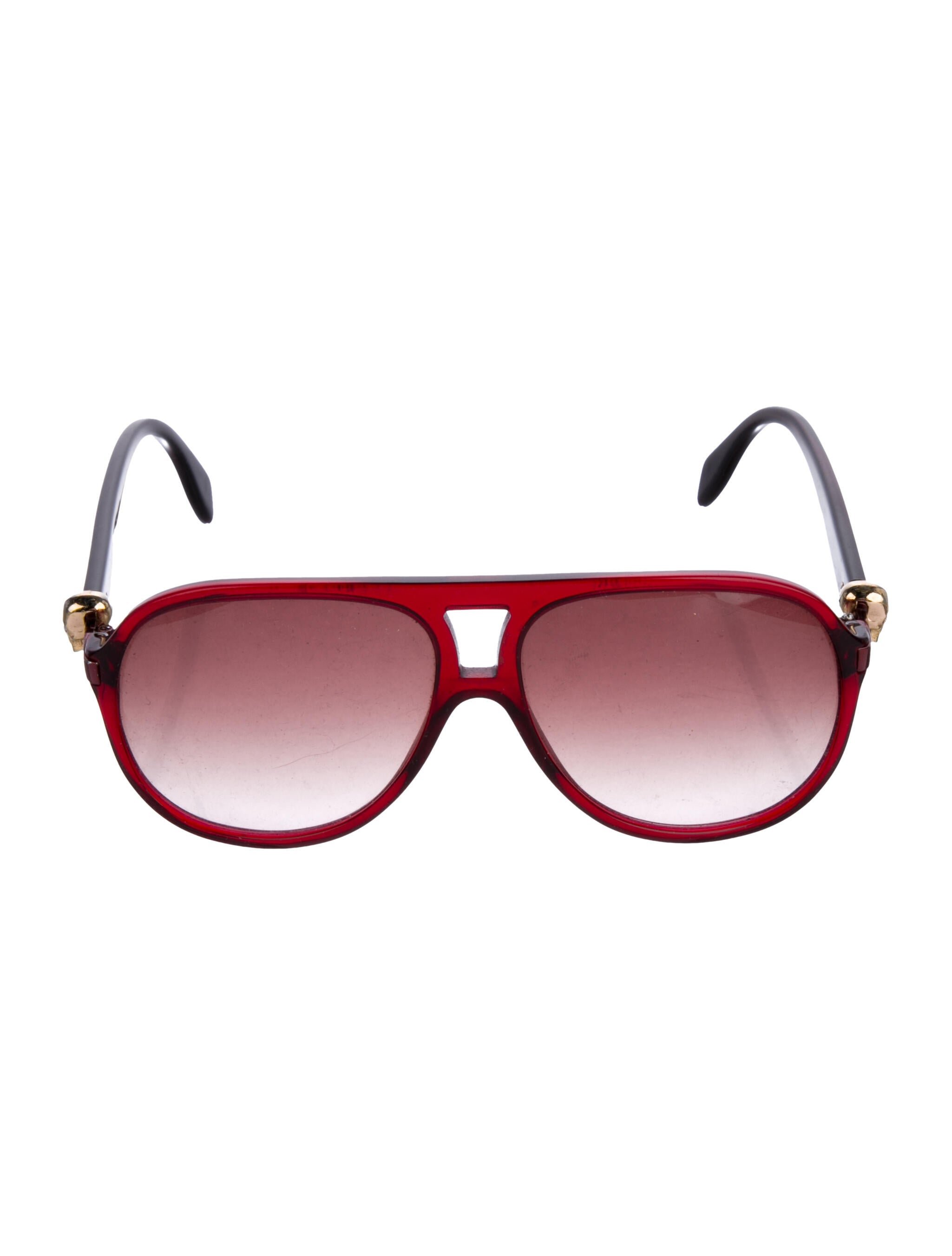 Alexander McQueen Skull Oversize Sunglasses