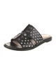 Alexander McQueen Leather Studded Accents Slides