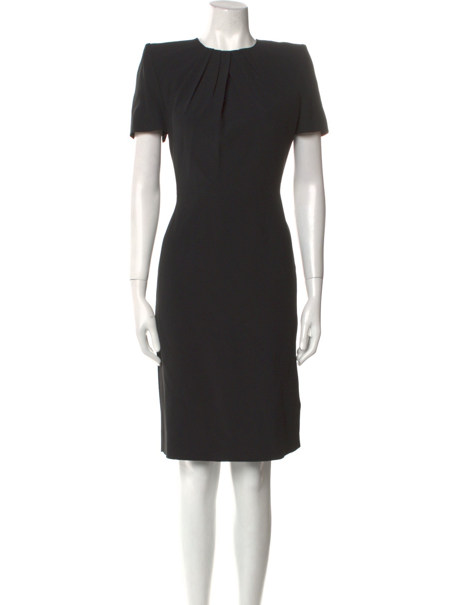Alexander McQueen Crew Neck Knee-Length Dress