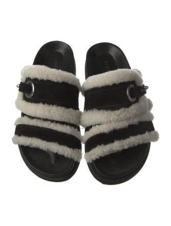 Alexander McQueen Leather Slides