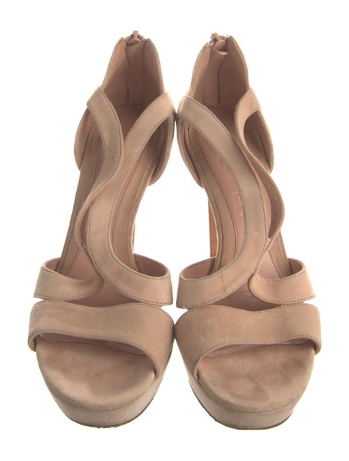 Alexander McQueen Leather T-Strap Pumps