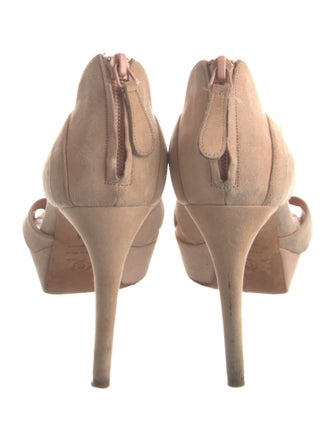 Alexander McQueen Leather T-Strap Pumps