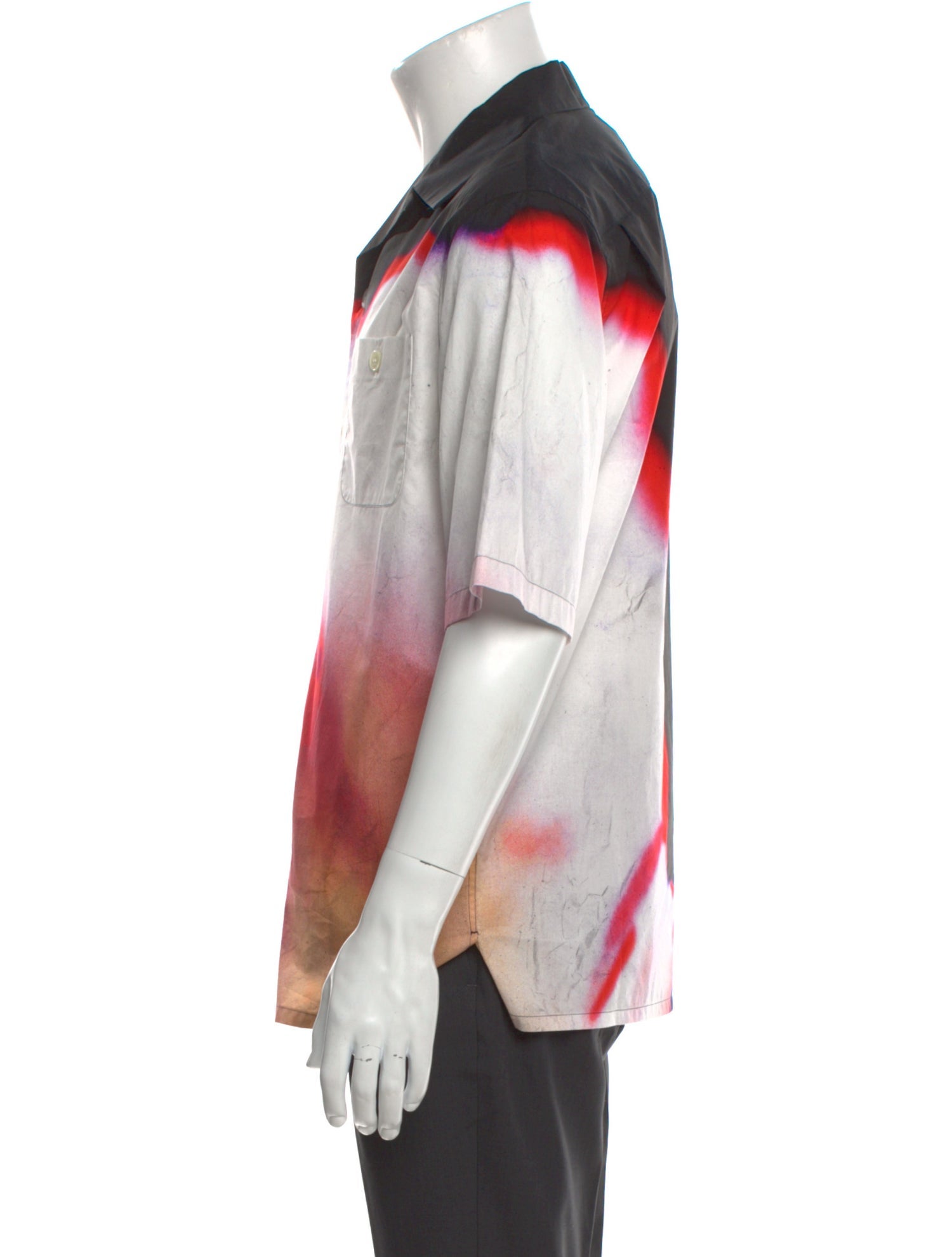 Alexander McQueen Graphic Print Short Sleeve Shirt w/ Tags