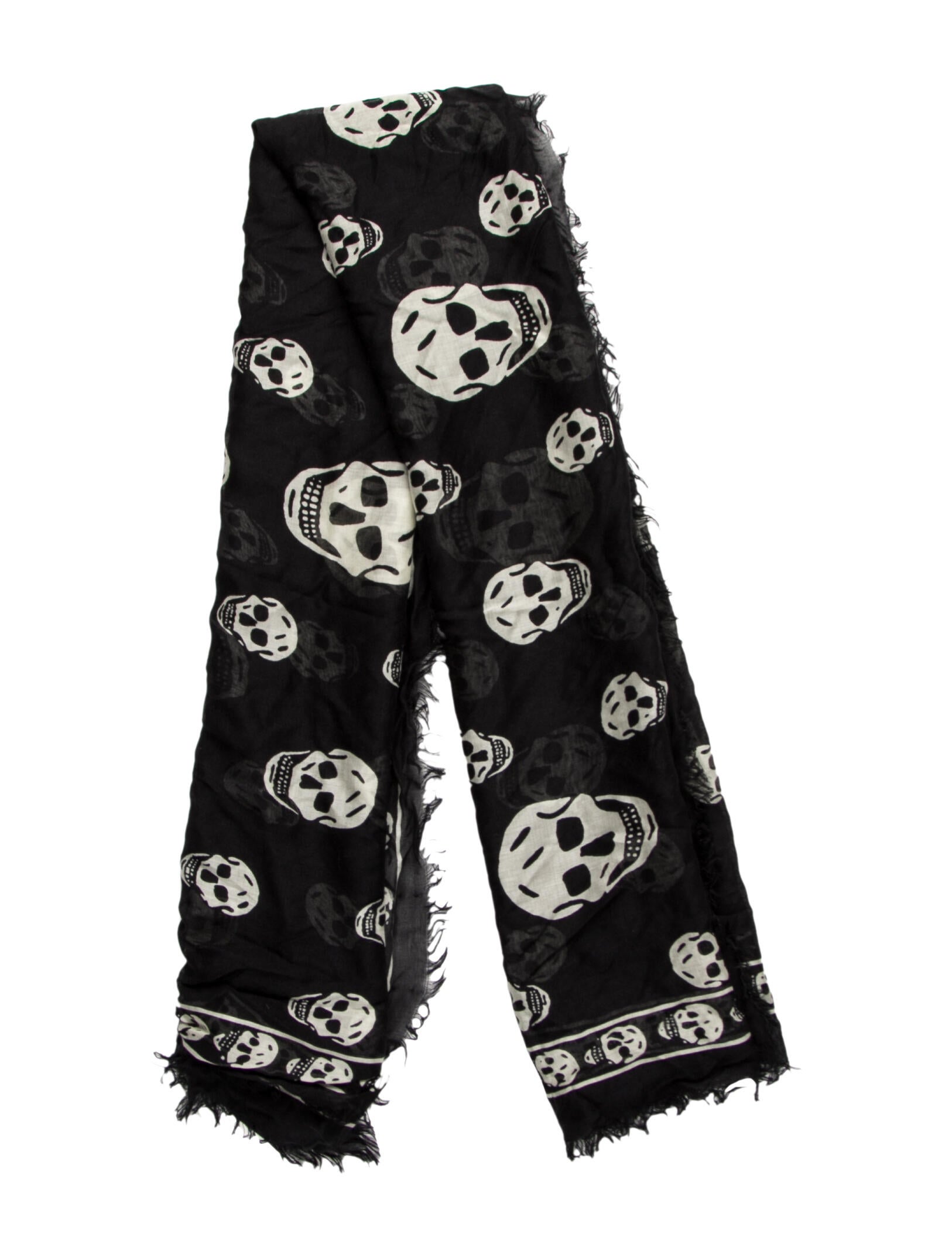 Alexander McQueen Silk Skull Scarf