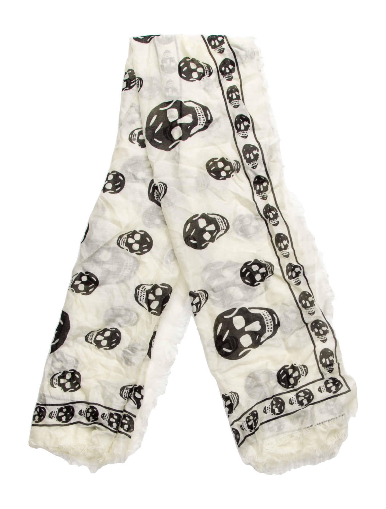 Alexander McQueen Silk Skull Scarf