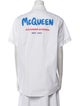 Alexander McQueen Short Sleeve Button-Up Top