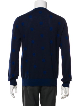 Alexander McQueen Skull Wool Pullover