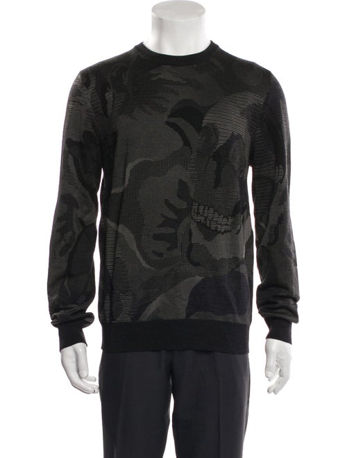 Alexander McQueen Wool Printed Pullover