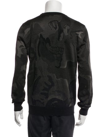 Alexander McQueen Wool Printed Pullover