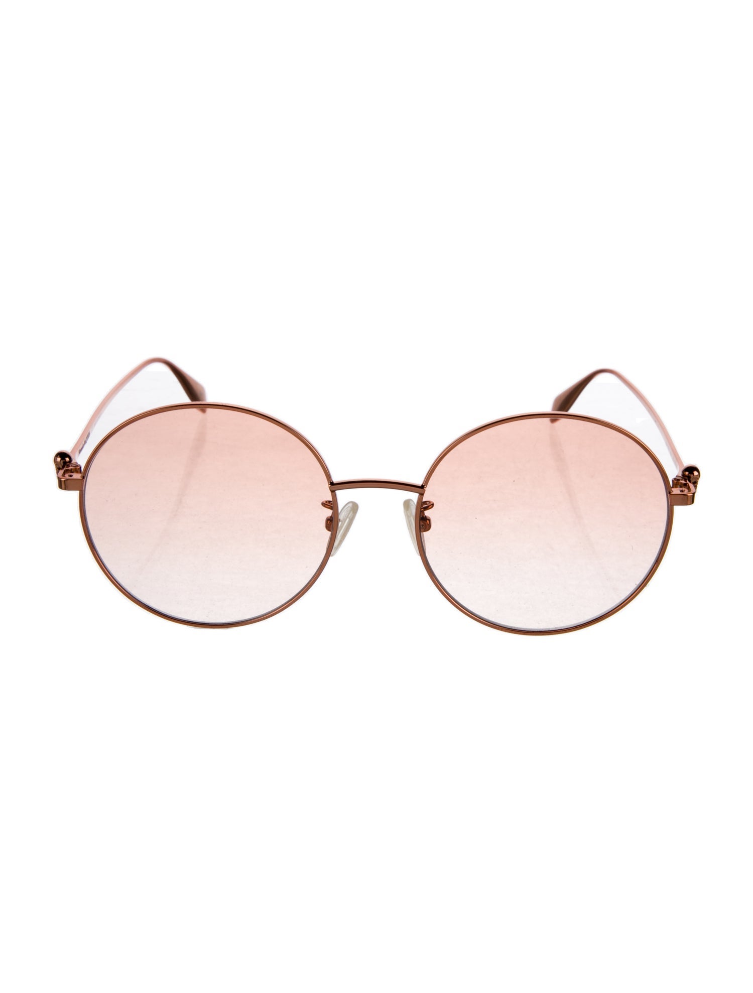 Alexander McQueen Round Gradient Sunglasses
