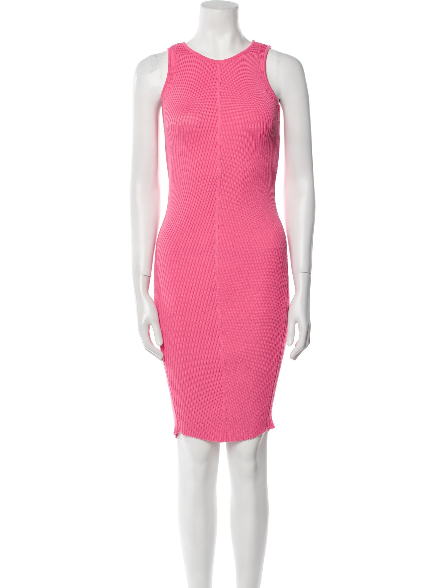 McQ Alexander McQueen Scoop Neck Knee-Length Dress