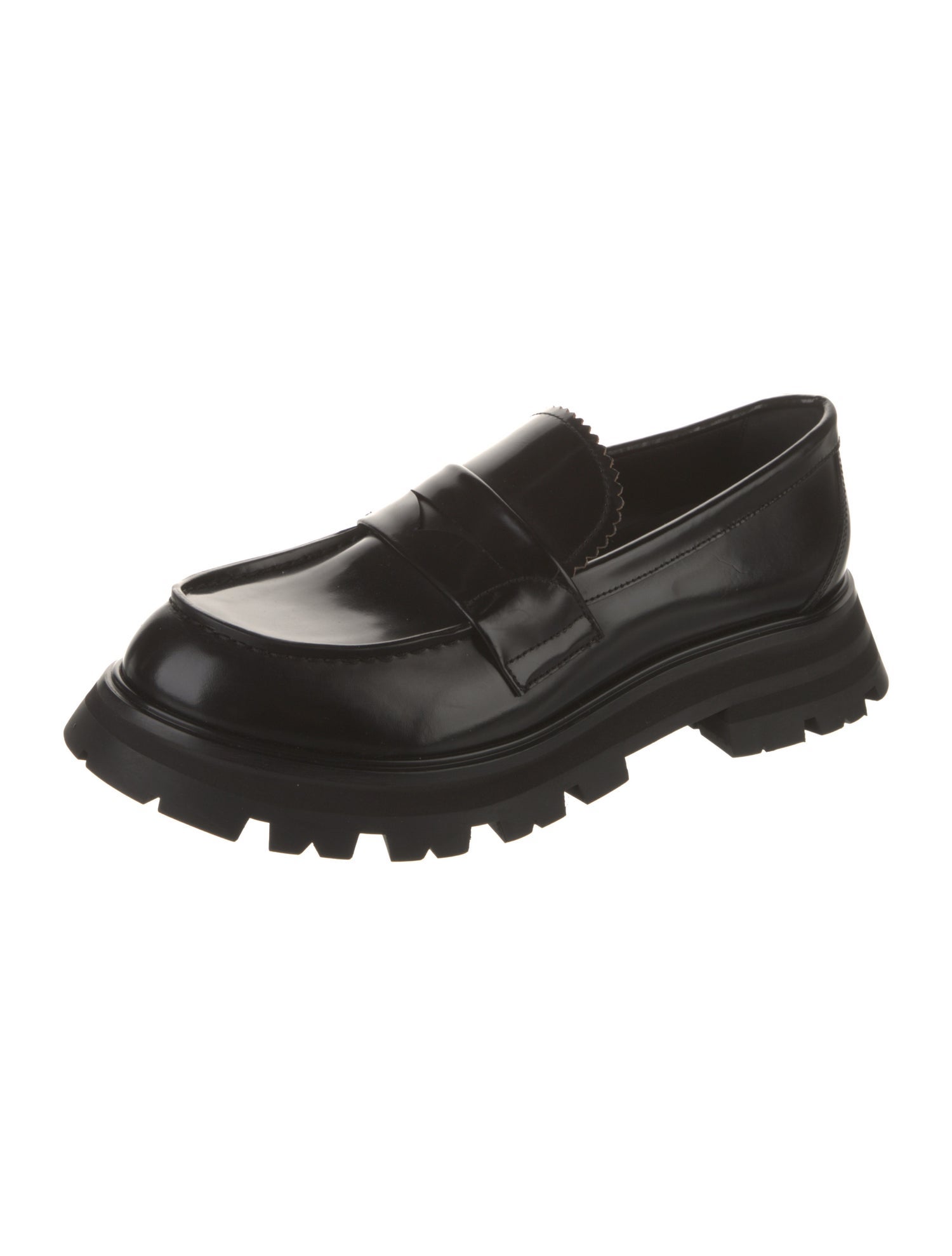 Alexander McQueen Leather Loafers