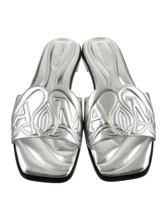 Alexander McQueen Leather Slides