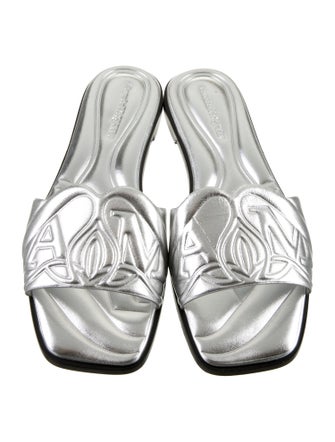 Alexander McQueen Leather Slides