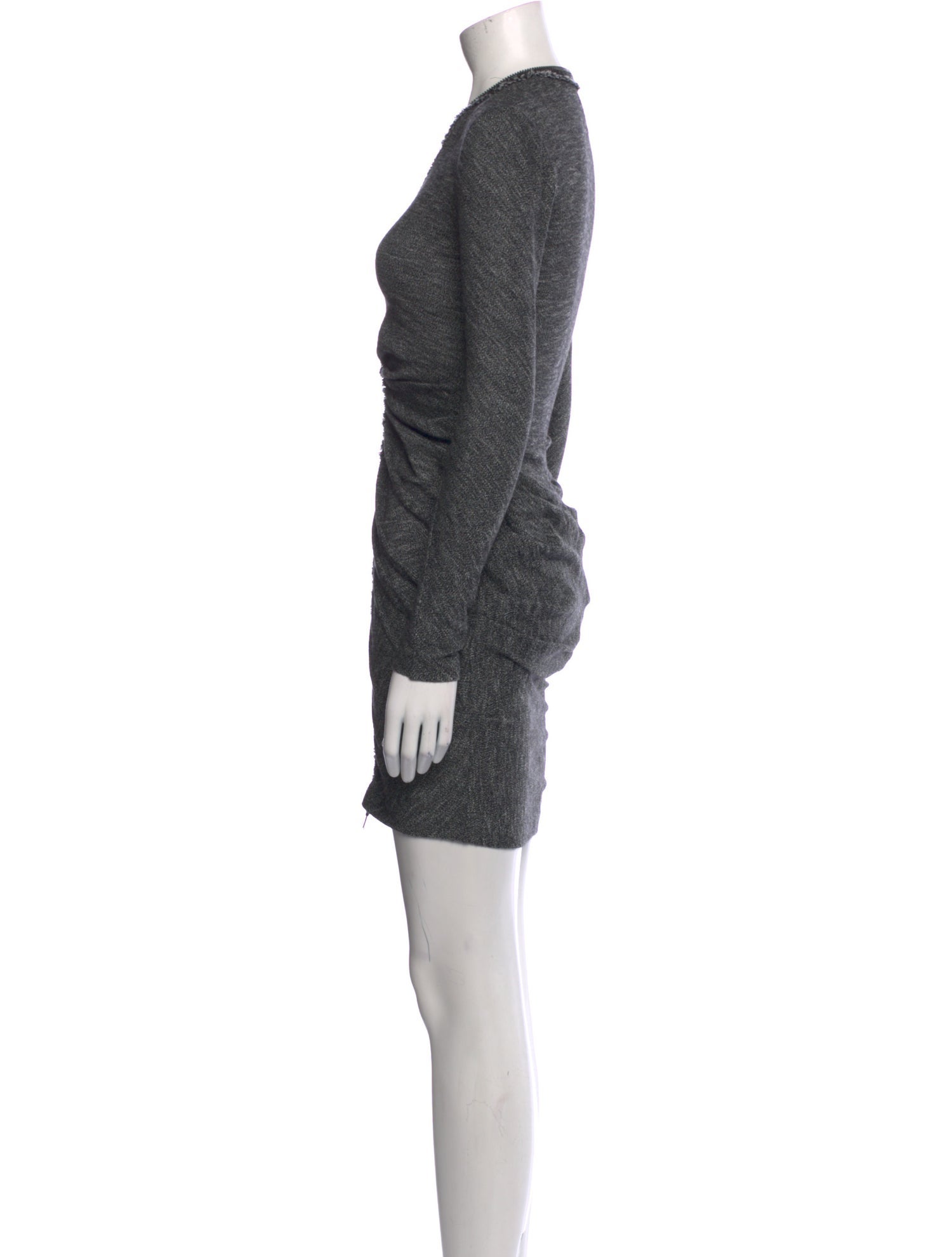 Alexander McQueen Wool Mini Dress