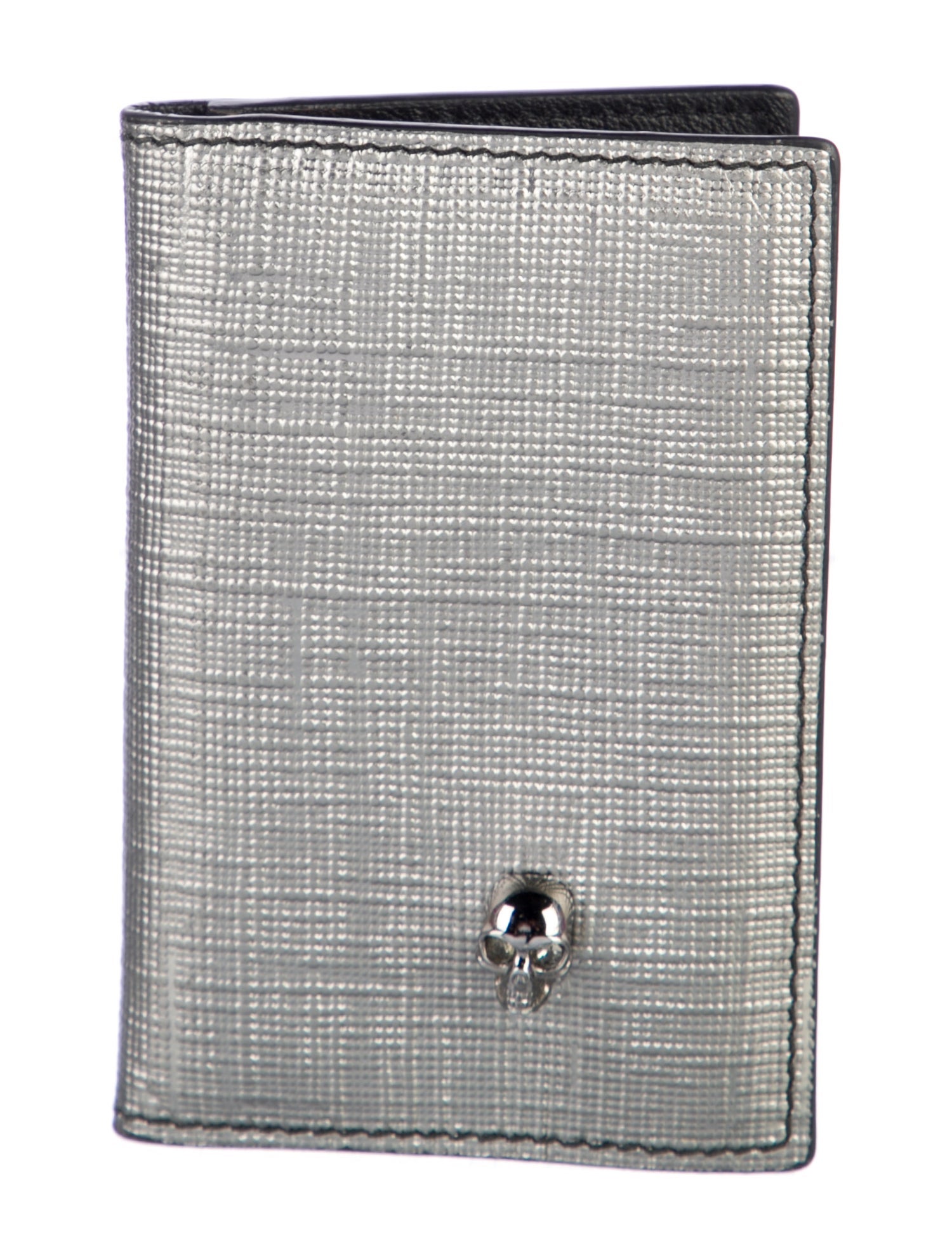 Alexander McQueen Skull Saffiano Leather Wallet