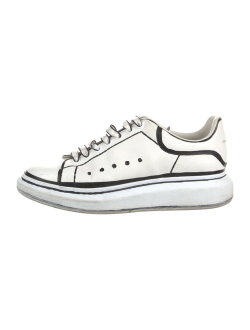 Alexander McQueen Leather Printed Sneakers